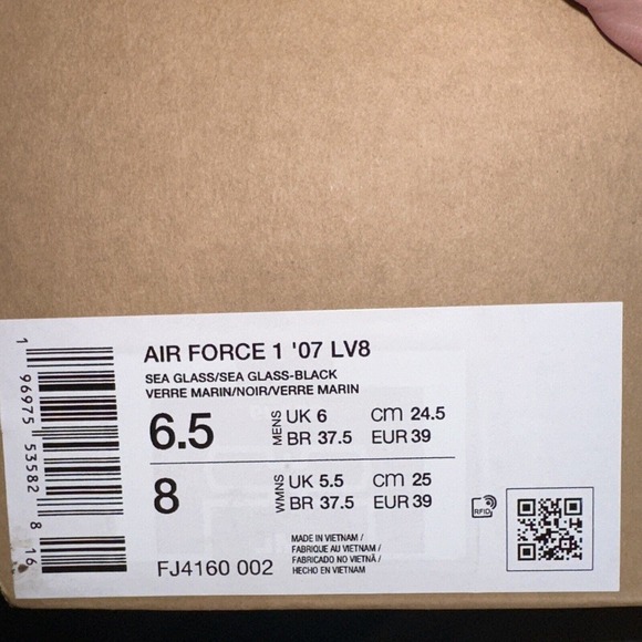 Nike Men's Size 6.5 Air Force 1 '07 LV8 (FJ4160 002) Running Trainer Sneaker - Picture 6 of 6